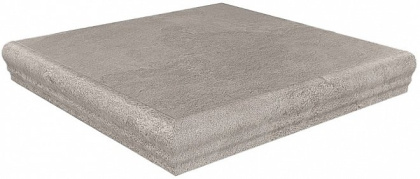 Ступень угловая клееная  Про Стоун серый обрезной  30*30*11 (4шт/уп), шт