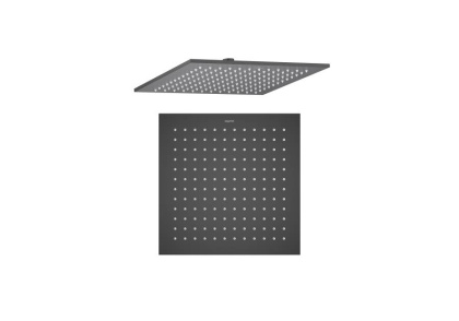 Квадратный верхний душ  300*300*7 мм AQUATEK, матовый черный AQ2078MB 