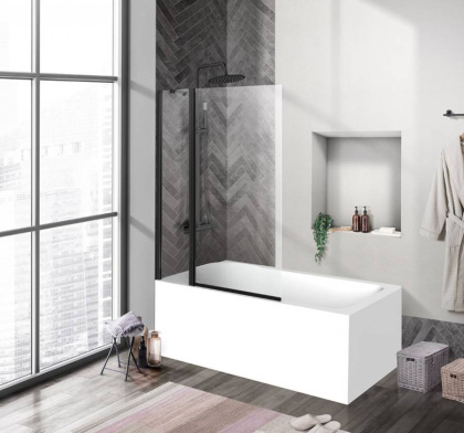 Душевая шторка на ванну BelBagno UNO-V-11-90/150-C-Cr Душевая шторка на ванну BelBagno UNO-V-11-90/150-C-Cr