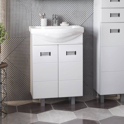 Тумба Onika Балтика 60 напольная, белая (ум. Балтика 60)