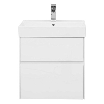 Тумба с раковиной Aquanet Бруклин 60 белый