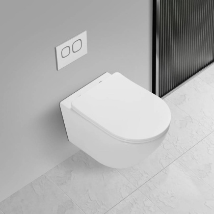 Унитаз подвесной Globo VT1-14T Tornado, цвет белый, ультратонкое soft-close сиденье Унитаз подвесной Globo VT1-14T Tornado, цвет белый, ультратонкое soft-close сиденье