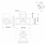 Kammel 1851 Смеситель для душа Wasserkraft Kammel 1851 Смеситель для душа Wasserkraft
