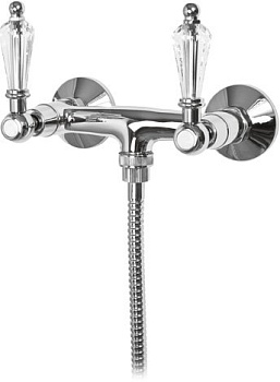 DIAMOND-DS-02-Sw Смеситель для душа Исполнение: Бронза, Ручки: Swarovski  DIAMOND-DS-02-Sw Смеситель для душа Исполнение: Бронза, Ручки: Swarovski