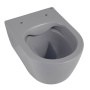 Унитаз ABBER Bequem AC1104MG подвесной серый матовый, безободковый Унитаз ABBER Bequem AC1104MG подвесной серый матовый, безободковый