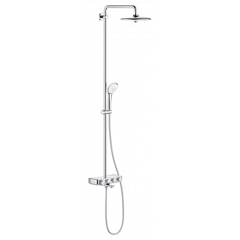 Душевая система поворотная с термостатом с изливом Grohe SmartControl хром (26510000) Душевая система поворотная с термостатом с изливом Grohe SmartControl хром (26510000)