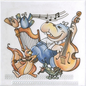 Декор VT\A482\5232 Симфония 3 (20см*20см*7мм) (10шт/0,4м2) ,, шт