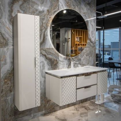 Зеркало Vallessi круглое с тыльной подсветкой , 100см 545-100 Boheme Зеркало Vallessi круглое с тыльной подсветкой , 100см 545-100 Boheme