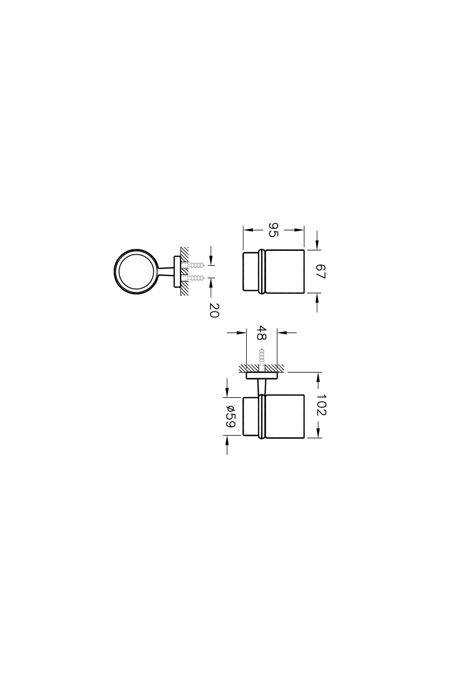 Подстаканник для зубных щеток Q-Line, хром