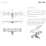 W01SC-U11-090-04SB MasterFlow Трап для душа линейный универс затвор Tile 90см цвет сталь мат W01SC-U11-090-04SB MasterFlow Трап для душа линейный универс затвор Tile 90см цвет сталь мат