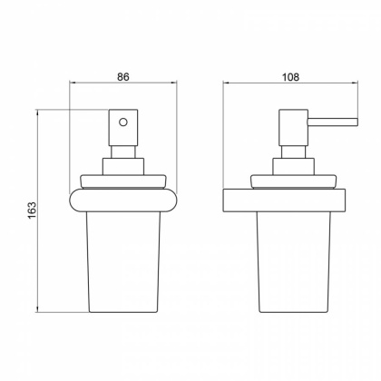 Дозатор Timo Luiro 18439/18 черное золото