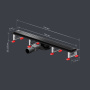 W01SC-P11-070-01BM MasterFlow Трап для душа линейный универс затвор Cut Gradient 70см цвет черн мат W01SC-P11-070-01BM MasterFlow Трап для душа линейный универс затвор Cut Gradient 70см цвет черн мат