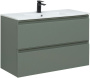 Тумба под раковину Allen Brau Eclipse 100 1.E1003.CGM олива матовый