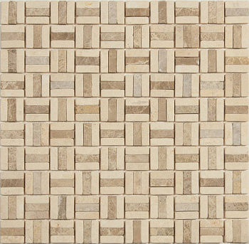 Мозаика К-703 камень матовый (10*30*7) 300*300 