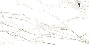 NS Ceramic Керамогранит с Эффектом Камня NSC1273 White 60x120 - керамическая плитка и керамогранит