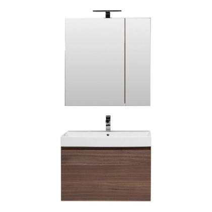 Мебель для ванной Aquanet Нью-Йорк 85 орех Мебель для ванной Aquanet Нью-Йорк 85 орех