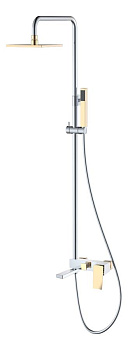 Стойка для душа Q ChromeGold.2_Комплект Стойка для душа Q ChromeGold.2_Комплект