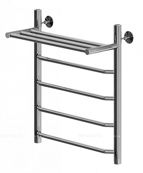 Полотенцесушитель водяной Aquanet Fiona с полкой 600x400, хром Полотенцесушитель водяной Aquanet Fiona с полкой 600x400, хром