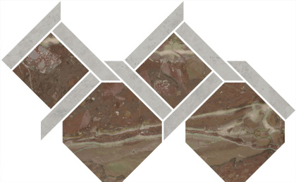 Декор Риальто 1 наборный лаппатированный 48x29,5x0,9