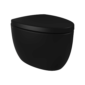 Унитаз подвесной Etna, 535*395, матовый черный, 1116-004-0129, шт Унитаз подвесной Etna, 535*395, матовый черный, 1116-004-0129, шт