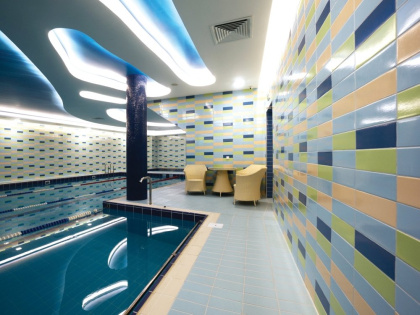 Плитка настенная 2839 Баттерфляй голубой 8,5*28,5*9 (41 шт/1.02м2), м2