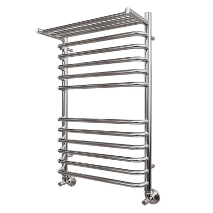 Полотенцесушитель водяной Point Нептун PN09158SP П11 500x800 с полкой, хром Полотенцесушитель водяной Point Нептун PN09158SP П11 500x800 с полкой, хром