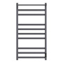 Полотенцесушитель электрический Point Меркурий PN83850PGR П9 500x1000 с полкой, диммер справа, графит премиум Полотенцесушитель электрический Point Меркурий PN83850PGR П9 500x1000 с полкой, диммер справа, графит премиум