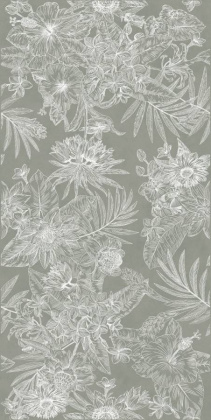 Декор Таделакт зелёный матовый обрезной 60x119,5x0,9