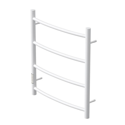 Полотенцесушитель электрический Point Афина PN04756W П4 500x600 диммер слева, белый Полотенцесушитель электрический Point Афина PN04756W П4 500x600 диммер слева, белый