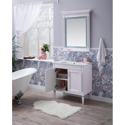 Комплект мебели Aquanet Селена 70 белый, серебро Комплект мебели Aquanet Селена 70 белый, серебро