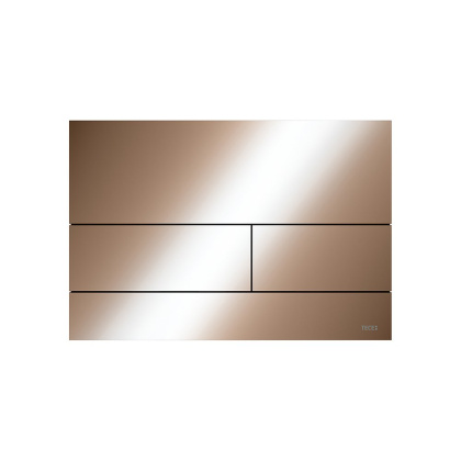 Металлическая панель смыва для унитазов TECEsquare с цветным PVD покрытием