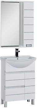 Мебель для ванной Aquanet Доминика 60 белый Мебель для ванной Aquanet Доминика 60 белый