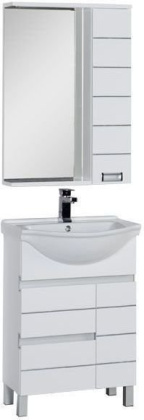 Мебель для ванной Aquanet Доминика 60 белый Мебель для ванной Aquanet Доминика 60 белый
