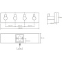 Планка с 4-мя крючками 132405212