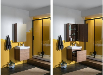 Мебель для ванной Aquanet Нью-Йорк 60 орех Мебель для ванной Aquanet Нью-Йорк 60 орех