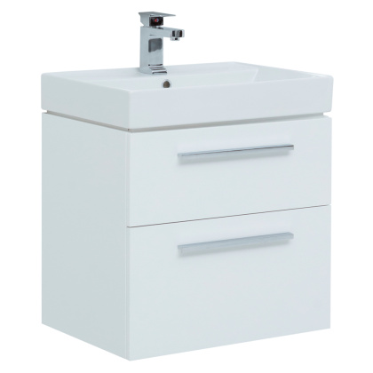 Мебель для ванной Aquanet Nova 60 белый (2 ящика) Мебель для ванной Aquanet Nova 60 белый (2 ящика)