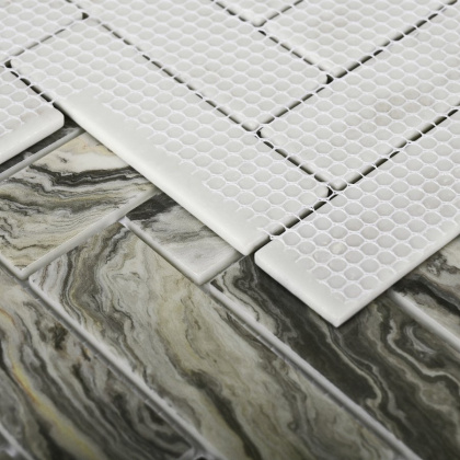 Мозаика Bonaparte Стеклянная Hadar Grey 26,8х26,8 см Мозаика Bonaparte Стеклянная Hadar Grey 26,8х26,8 см