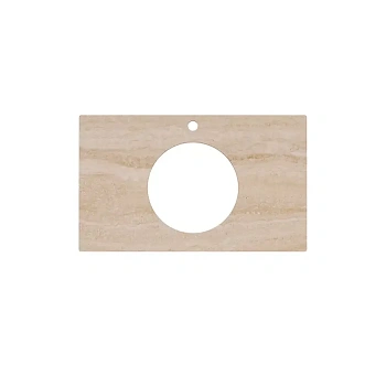 Столешница из керамогранита Риальто 80, бежевая, PL5.SG560420R\80