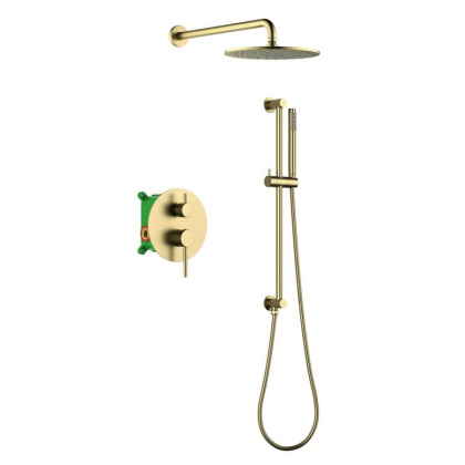 Душевая система Timo Saona SX-2309/17SM скрытого монтажа, золото матовое