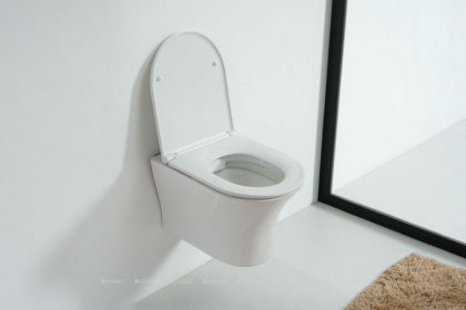 Подвесной безободковый унитаз Orange C01-100W