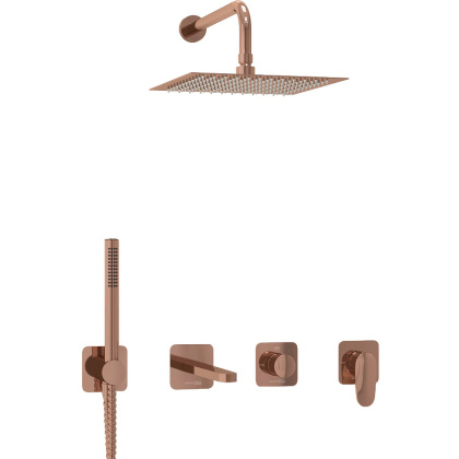 A7751.288.289.338.329.290.292.291 Встраиваемый комплект для ванны с верхней душевой насадкой, лейкой A7751.288.289.338.329.290.292.291 Встраиваемый комплект для ванны с верхней душевой насадкой, лейкой