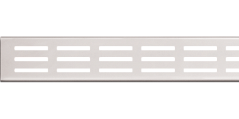 Решетка для дренажного желоба 75 мм, оцинкованная сталь Решетка для дренажного желоба 75 мм, оцинкованная сталь