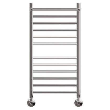 Полотенцесушитель водяной Point Аврора премиум PN10148SP П11 400x800 с полкой, хром