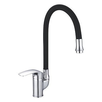 Смеситель для кухни латунь, черный S5543-3