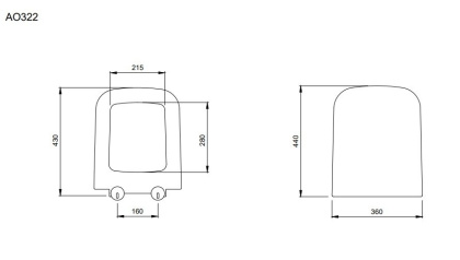 Сиденье с крышкой Scala, дюропласт, плав.опускание, красный A0322-019, шт