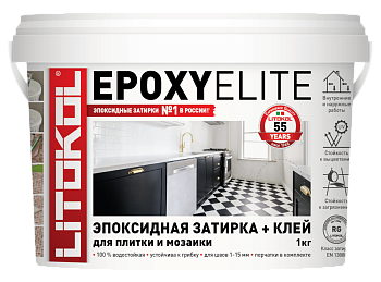 Затирка эпоксидная EPOXYELITE E.100 Супербелый 1кг Затирка эпоксидная EPOXYELITE E.100 Супербелый 1кг