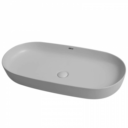 Раковина накладная ABBER Bequem AC2110MLG светло-серая матовая Раковина накладная ABBER Bequem AC2110MLG светло-серая матовая