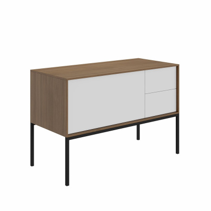 Тумба ATOLLO напольная,подвесная с ящиками 110, белая матовая AT.110\WHT.M