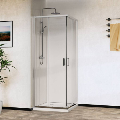 Душевой уголок City VSS-5CT800CL, 800*800, хром, стекло прозрачное Душевой уголок City VSS-5CT800CL, 800*800, хром, стекло прозрачное
