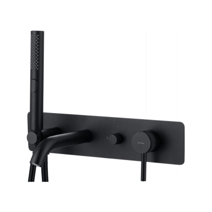 Смеситель для ванны с душем Allen Brau Priority 5.31006-31 (с внутренней частью) черный матовый